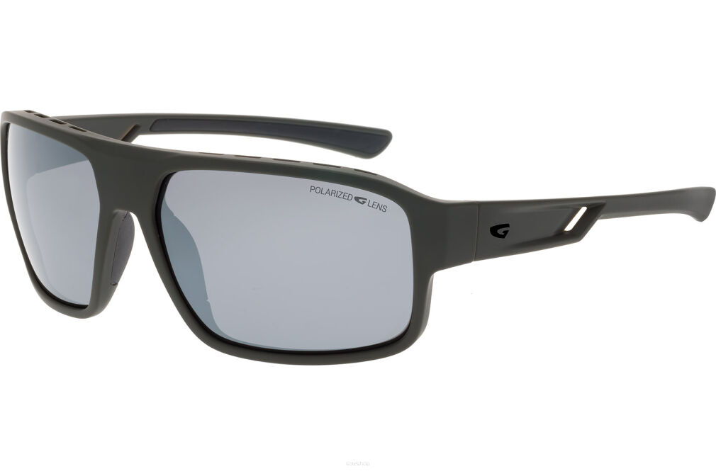 Okulary rowerowe GOG SAHIL Matt green/black S3