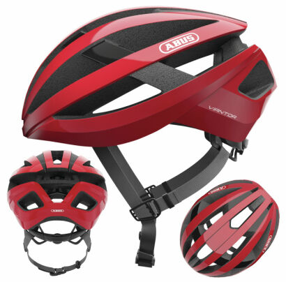 Kask rowerowy szosowy ABUS VIANTOR racing red L (58-62cm)