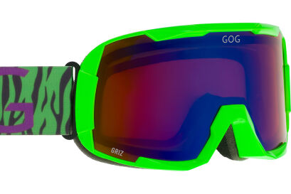 Gogle narciarskie juniorskie GOG GRIZ H898-5 neon green S2