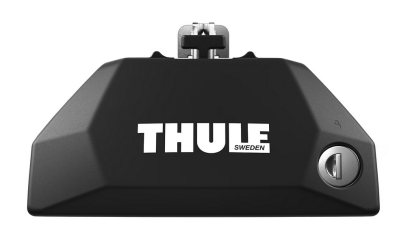 Thule Flush Rail Evo  stopy do pojazdów 4 sztuki czarne