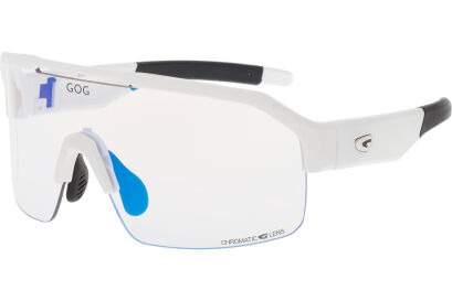 Okulary rowerowe GOG THOR matt white/black Fotochrom S1-S3