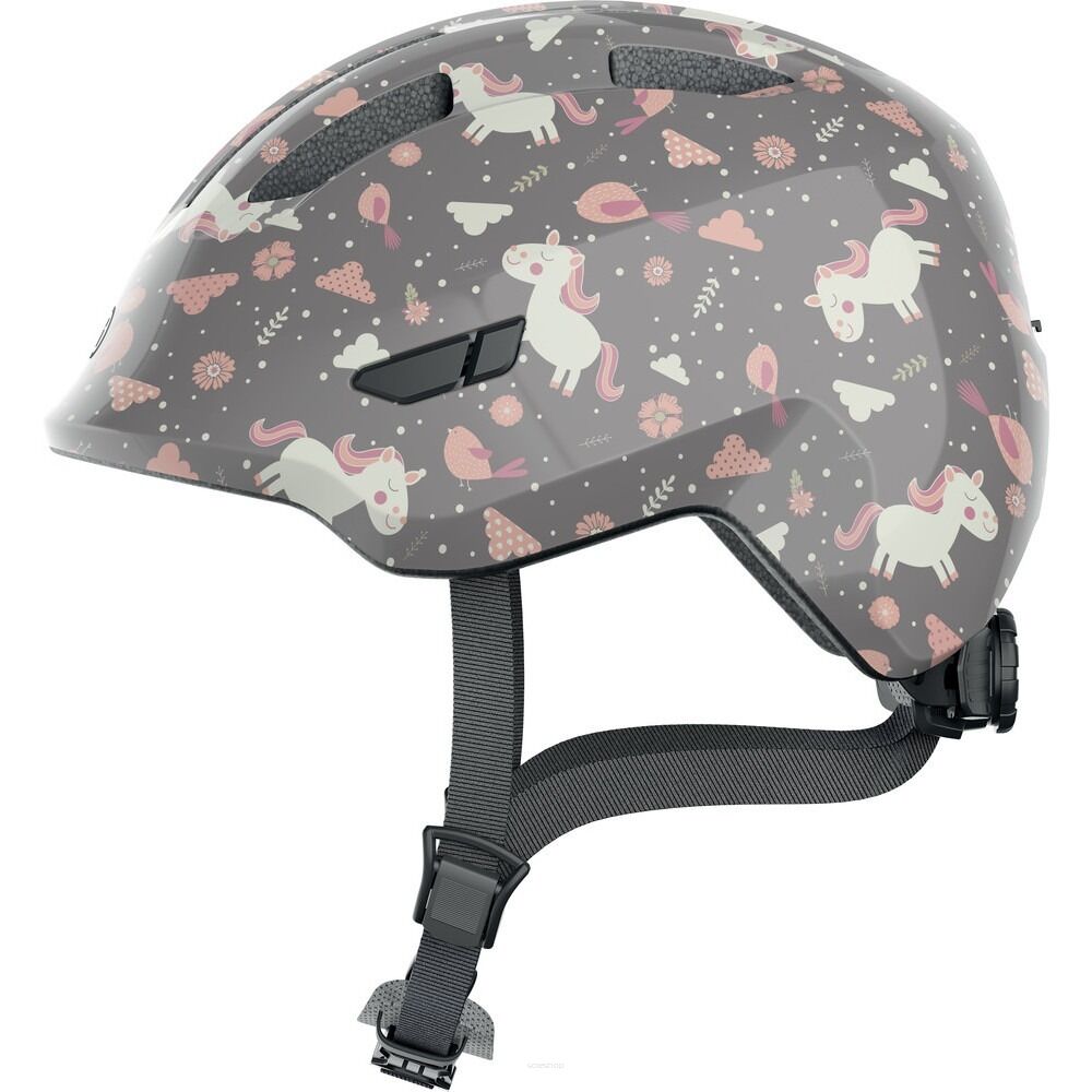 Kask dziecięcy rowerowy ABUS SMILEY 3.0 grey horse M (50-55cm)