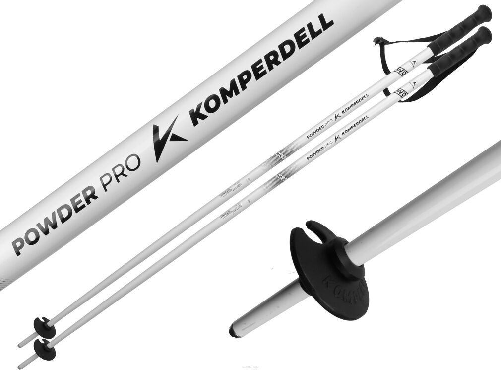Kije narciarskie KOMPERDELL Powder Pro white 120 cm
