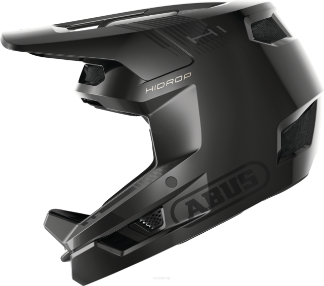 Kask rowerowy fullface ABUS HiDrop shiny black