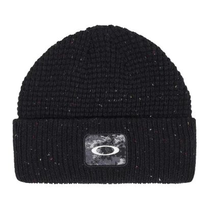 OAKLEY Czapka zimowa ELLIPSE Patch Waffle Beanie black