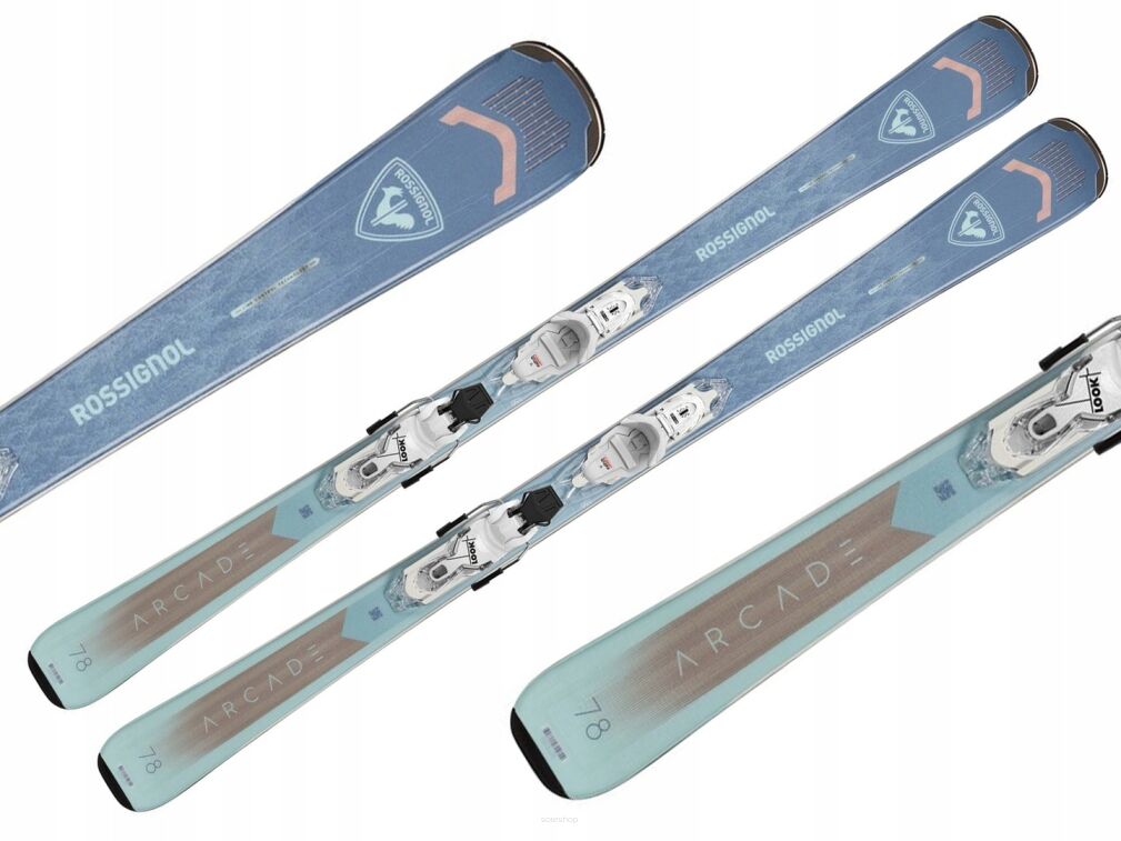 Narty damskie Rossignol Arcade W 78 + wiązania Xpress W 10 GW 148cm