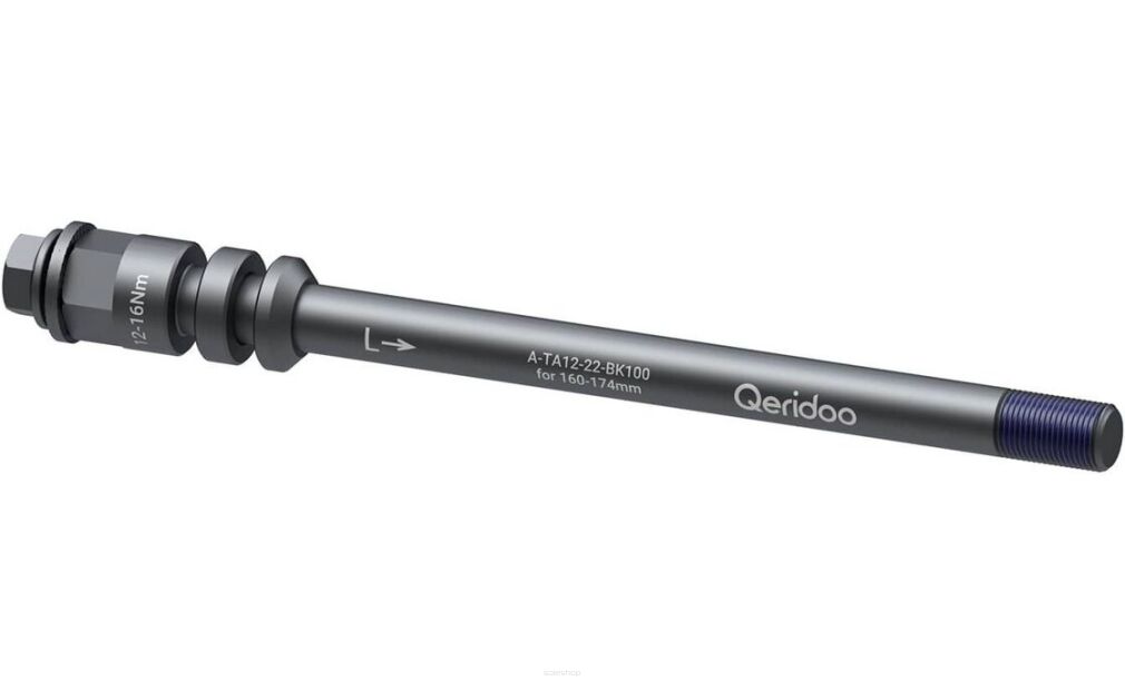 QERIDOO Adapter osi przelotowej M12x1,0 160-172mm