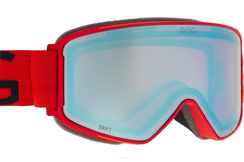 Gogle narciarskie GOG DRIFT H784-2 matt red S2