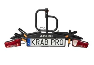 Platforma rowerowa na hak AGURI Krab PRO (na 2 rowery) black - 3