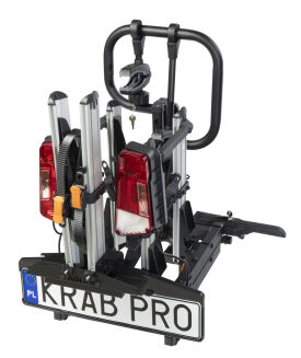 Platforma rowerowa na hak AGURI Krab PRO (na 2 rowery) black - 6