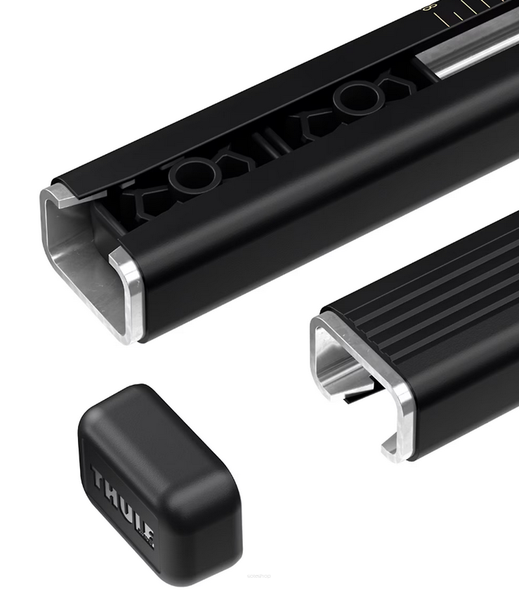 Thule SquareBar Evo  belka dachowa 118 cm 2 sztuki czarna
