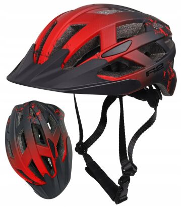 Kask rowerowy R2 Lumen Jr S (52-56cm) Red/Black