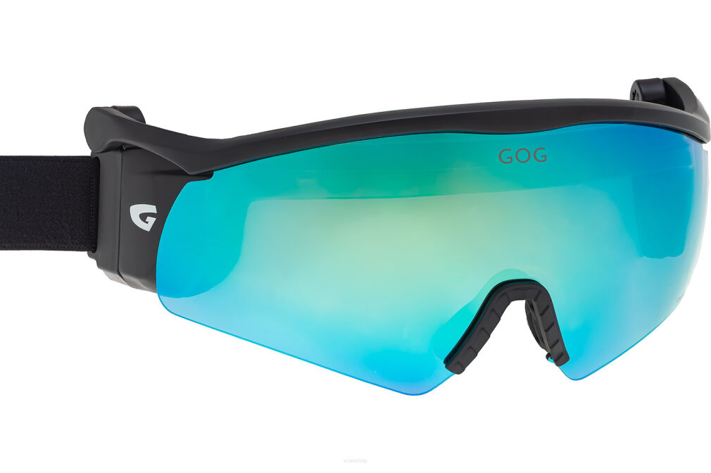 Gogle na narty biegowe GOG JAKU matt black S2