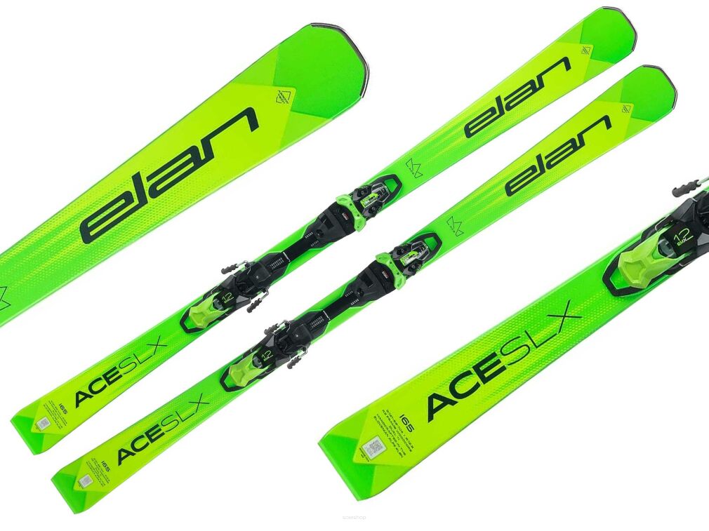 Narty ELAN Ace SLX Fusion X + wiązania EMX 12.0 GW 165cm