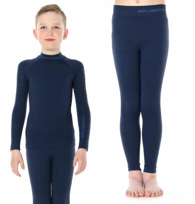 Komplet odzieży termoaktywnej junior BRUBECK THERMO granat 152/158