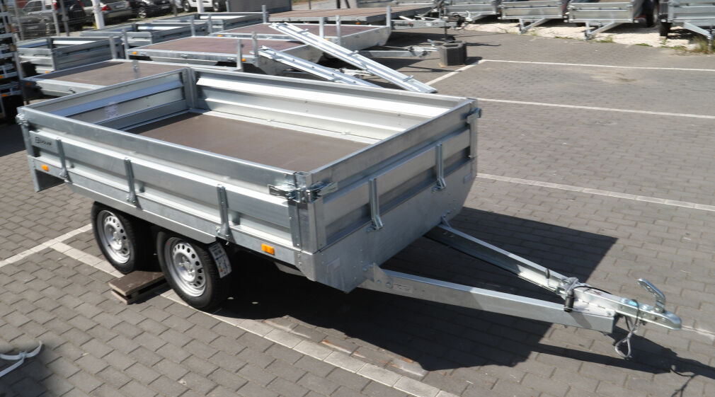Przyczepa Zasław Hochlader HL265T WYMIARY WEWNĘTRZNE - 265x150x35 cm