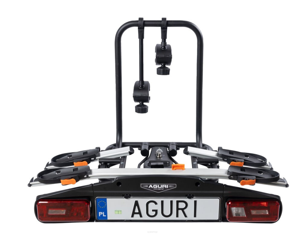 Platforma rowerowa na hak AGURI ACTIVE BIKE PRO 2 rowery silver (53000)