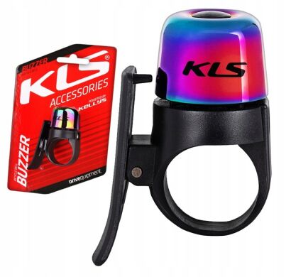 Dzwonek rowerowy Kellys Buzzer rainbow