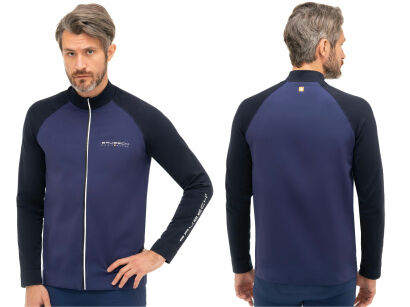 Bluza męska Brubeck ATHLETIC Thermo nieb/gra L