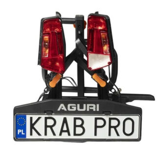 Platforma rowerowa na hak AGURI Krab PRO (na 2 rowery) silver - 2