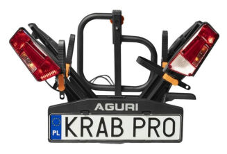 Platforma rowerowa na hak AGURI Krab PRO (na 2 rowery) silver - 3
