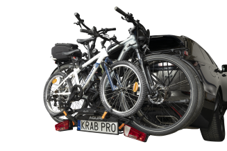 Platforma rowerowa na hak AGURI Krab PRO (na 2 rowery) silver - 7