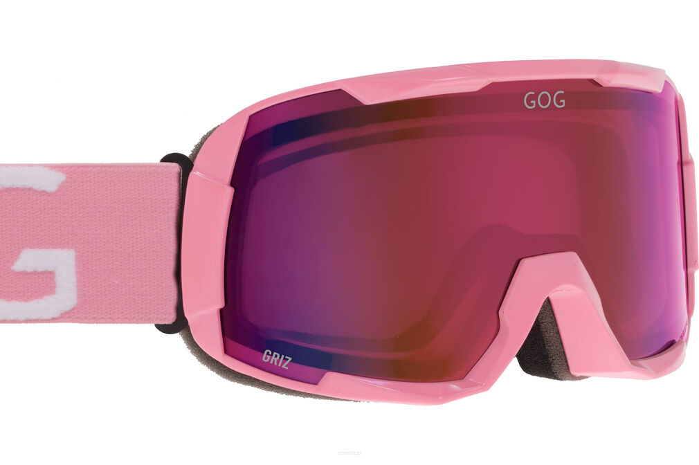 Gogle narciarskie juniorskie GOG GRIZ H898-4 mat dusty pink S2