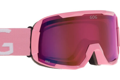 Gogle narciarskie juniorskie GOG GRIZ H898-4 mat dusty pink S2