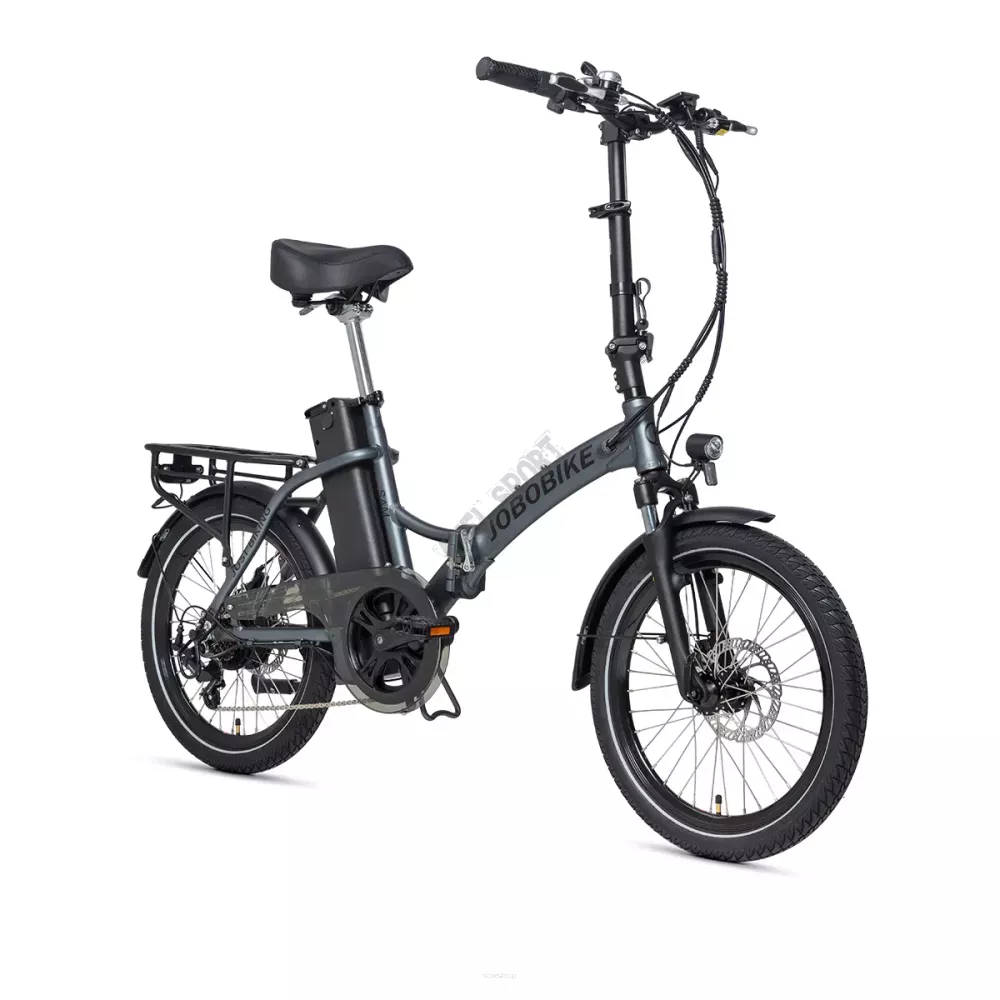 Składany Rower Elektryczny Miejski _SAM XL Jobobike - GREY 13Ah