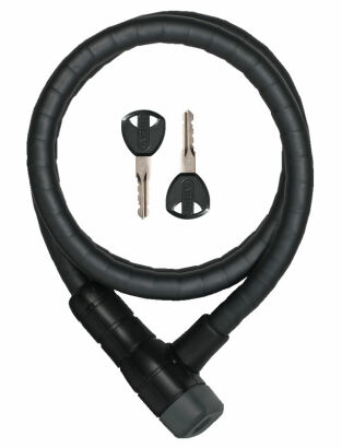 Zapięcie rowerowe Linka ABUS Microflex 6615K/120/15 black