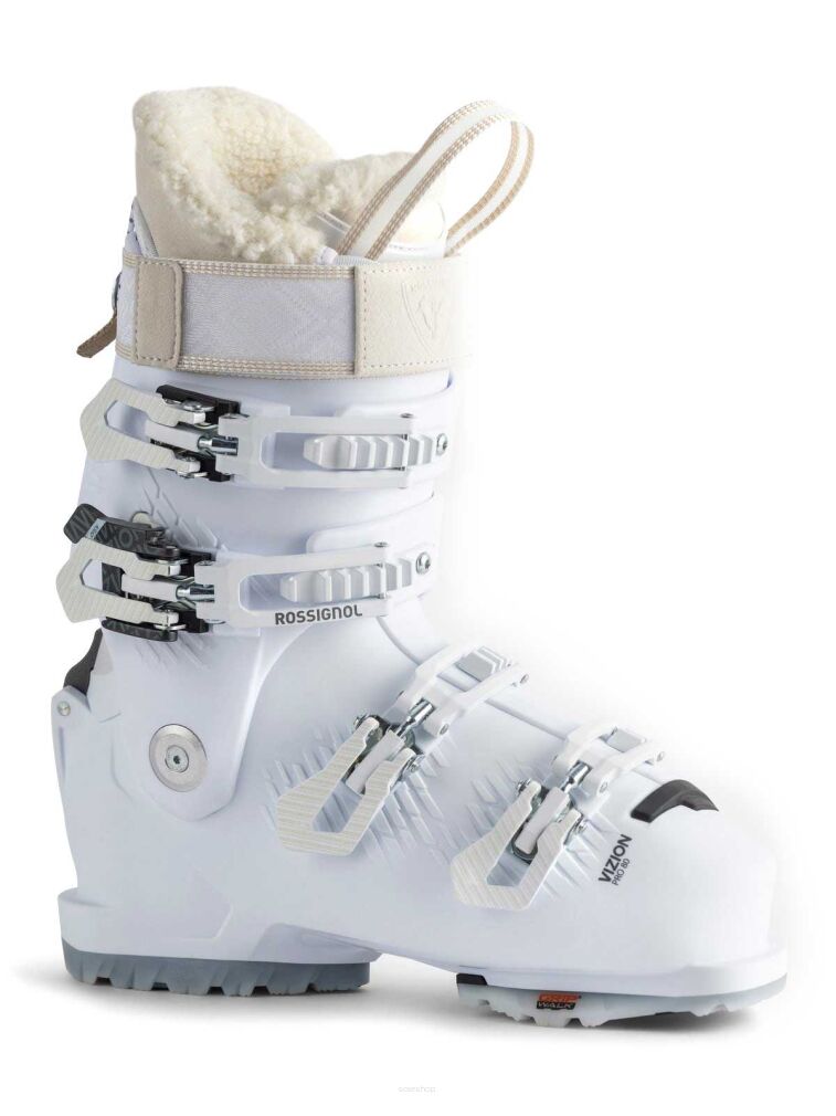 Buty narciarskie damskie ROSSIGNOL VIZION 4B PRO 80W white Merino 255