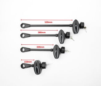 AGURI Ramię z zamknięciem 380mm do mocowania trzeciego roweru - 3