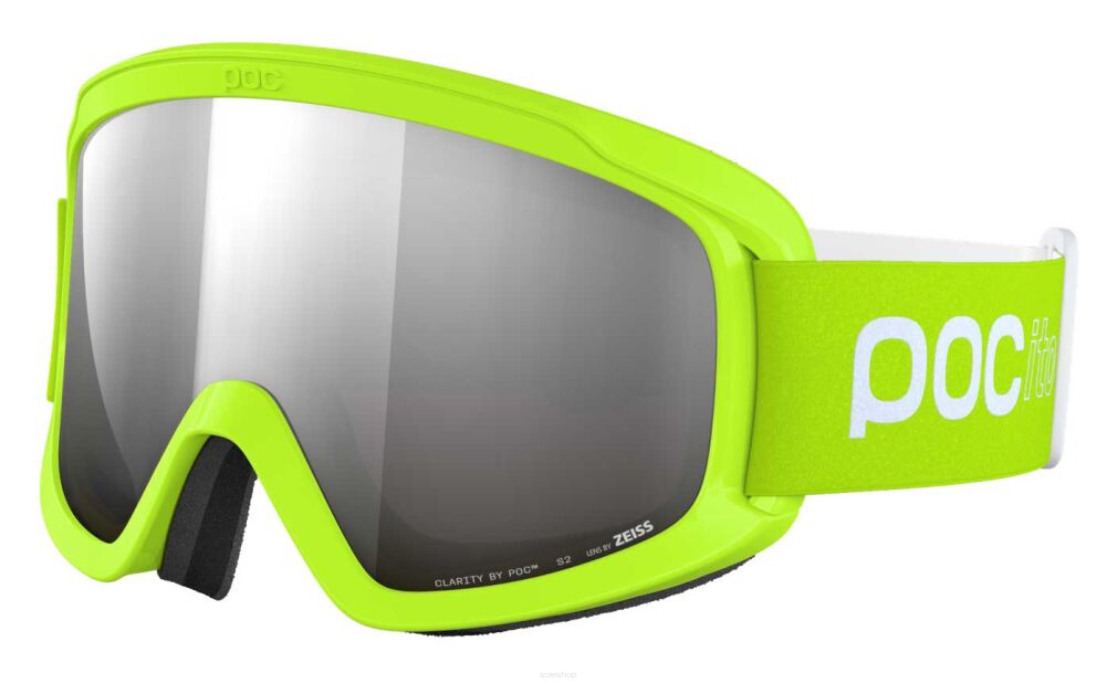 Gogle juniorskie POC POCito Opsin Fluorescent Yellow/Green S2