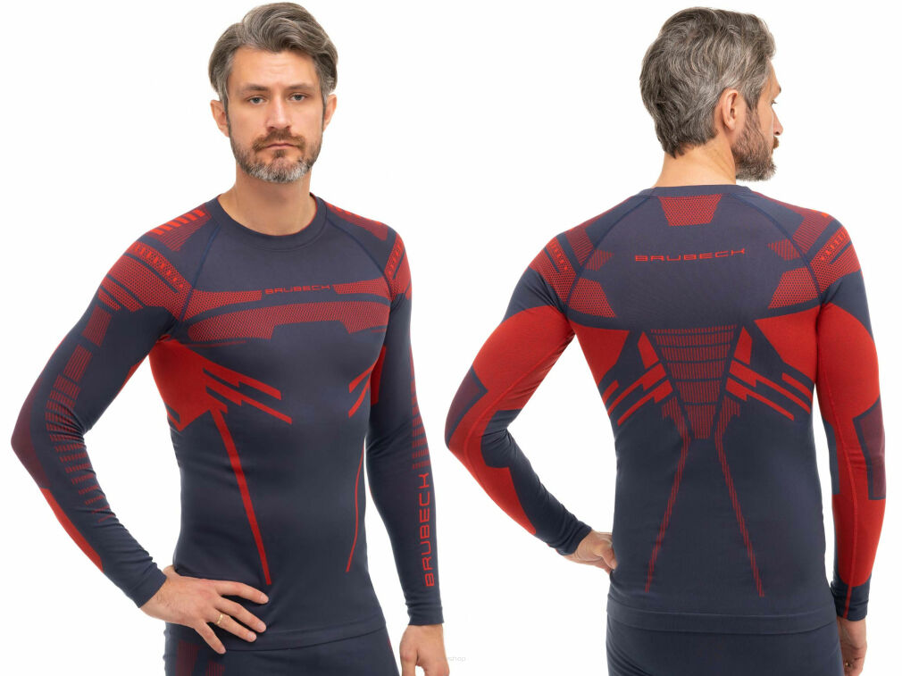 Bluza termoaktywna męska Brubeck Dry nieb/czer M