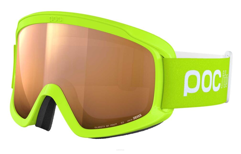 Gogle juniorskie POC POCito Opsin Fluorescent Yellow/Green S2