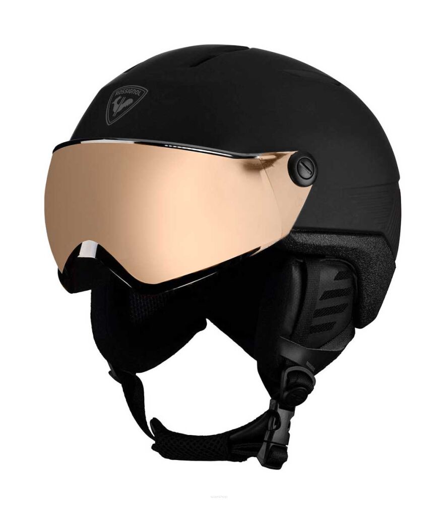 Kask narciarski z szybą ROSSIGNOL FIT VISOR Impacts Black S2 M/L