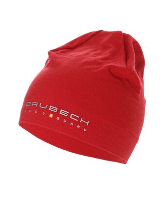 Czapka wełniana dwuwarstwowa BRUBECK Extreme Wool HM1018 burgund S/M