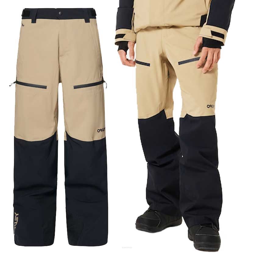 OAKLEY Spodnie narciarskie męskie TNP Lined Shell Pant 2.0 Pebble XL