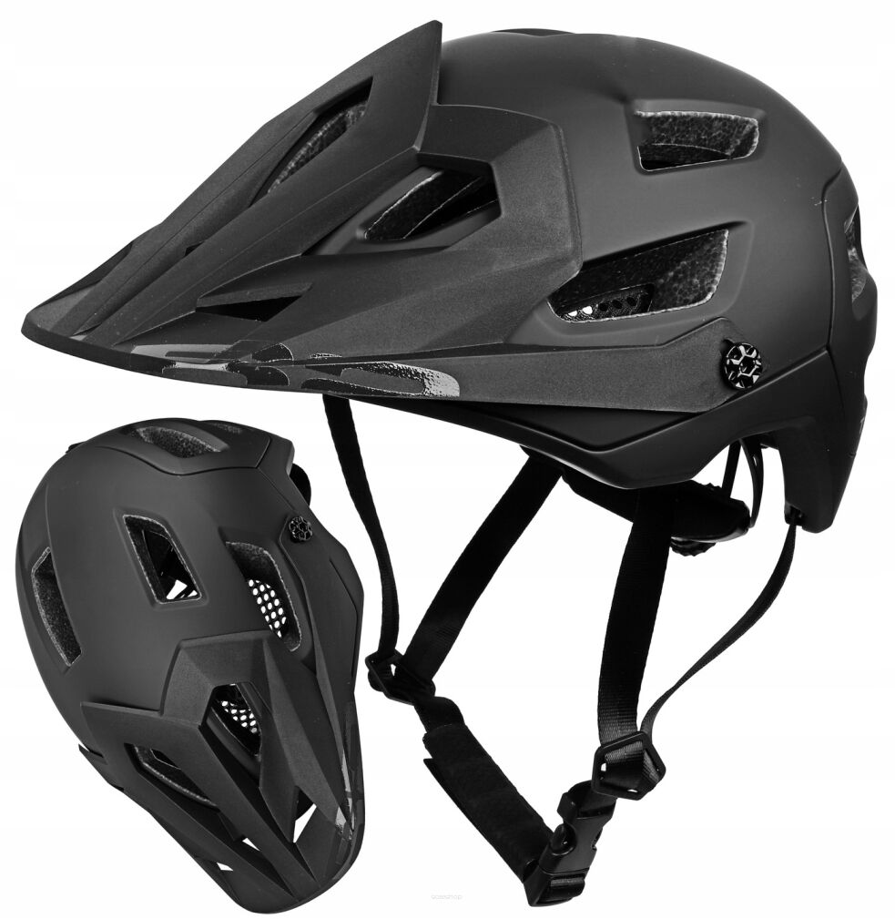 Kask rowerowy MTB R2 Trail 2.0 L (58-61cm) Black