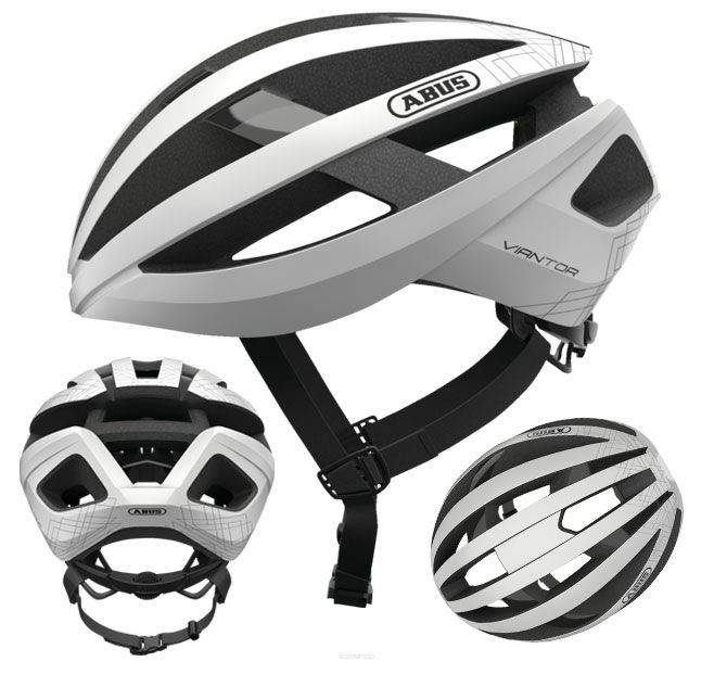 Kask rowerowy szosowy ABUS VIANTOR polar white M (52-58cm)