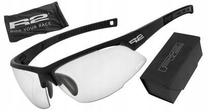 Okulary sportowe R2 RACER S0/S3 Clear black 400UV