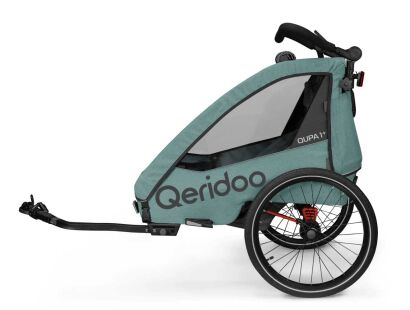 QERIDOO Przyczepka rowerowa QUPA 1 Plus Blue