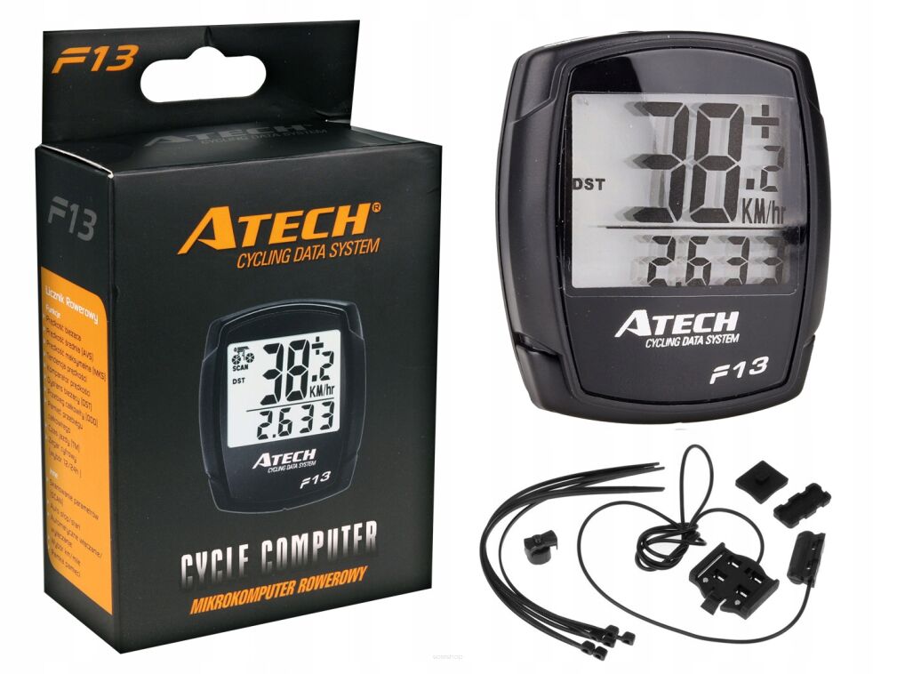 Licznik ATECH TU-13 / 13-funkcyjny / przewodowy