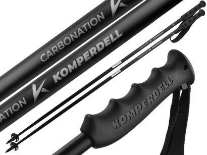 Kije narciarskie KOMPERDELL CARBON MIX AV black 120cm