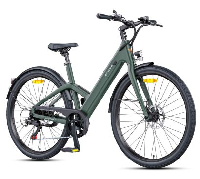 Rower miejski elektryczny ENGWE MapFour N1 AIR ST (28'') GPS 250W Green