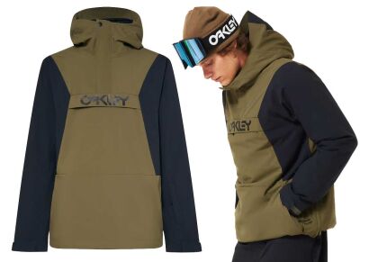 OAKLEY Kurtka narciarska męska TNP TBT Insulated ANORAK khaki XL