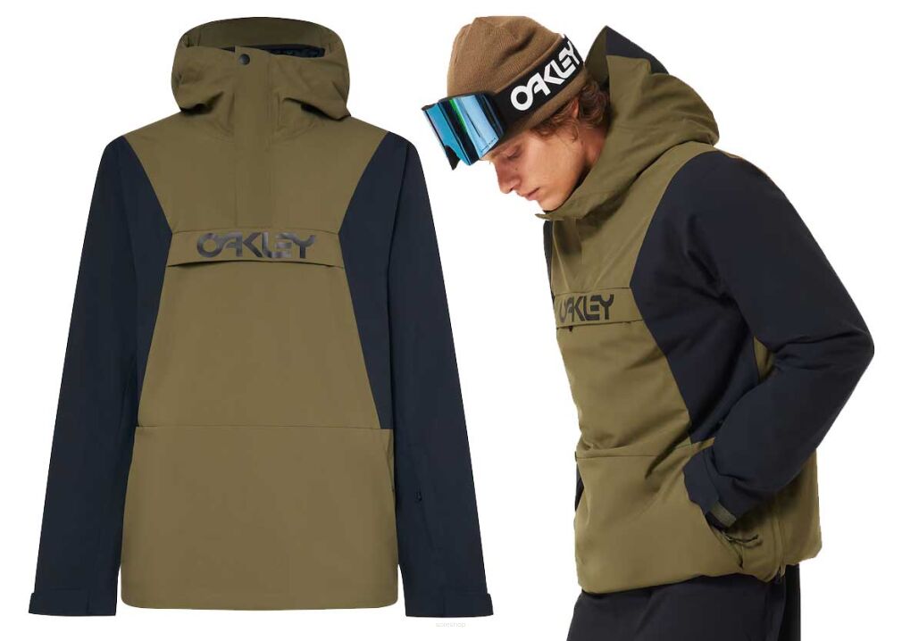 OAKLEY Kurtka narciarska męska TNP TBT Insulated ANORAK khaki L