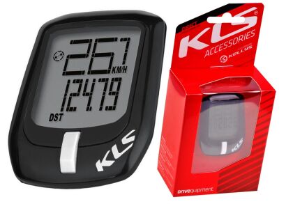 Licznik rowerowy przewodowy Kellys DIRECT / black-white