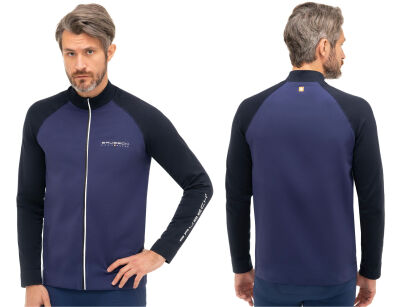 BRUBECK Bluza męska ATHLETIC nieb/granat XXL