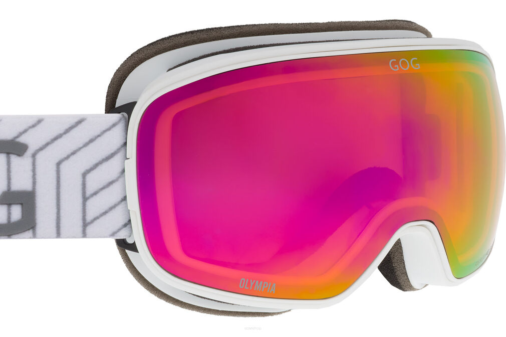Gogle narciarskie GOG OLYMPIA H608-2 white S2/S0